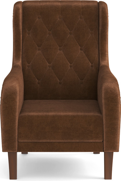 Кресло мягкое Олмеко Амарант М (велюр, тенерифе шоколад)