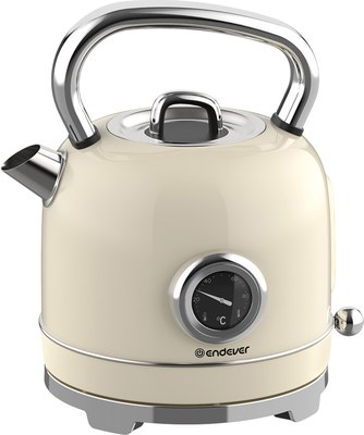 Электрочайник Endever Skyline KR-374S (бежевый) - фото