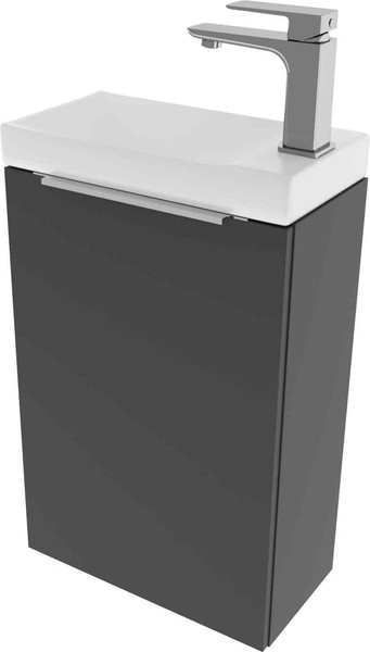 Тумба с умывальником ЗОВ Монови Слим 40 / S40LG0LG-OL9268 - фото