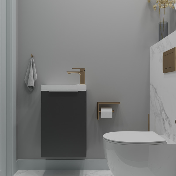 Тумба с умывальником ЗОВ Монови Слим 40 / S40LG0LG-OL9268