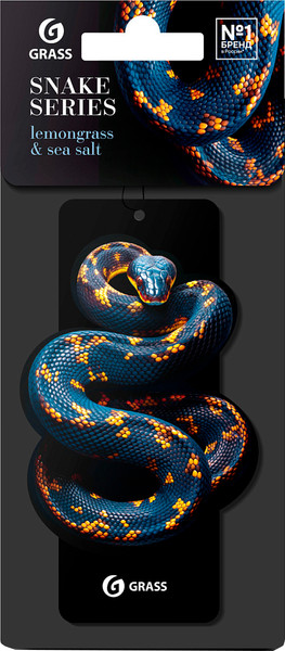 Ароматизатор автомобильный Grass Snake Lemongrass & Sea Salt / ST-1458 - фото