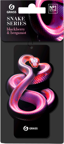 Ароматизатор автомобильный Grass Snake Blackberry & Bergamot / ST-1457 - фото