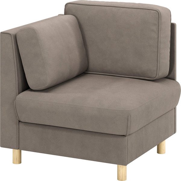 Кресло мягкое Олмеко Шелдон (букле, Лайк кофейный 230) - фото