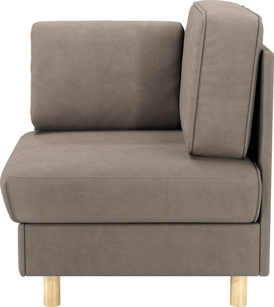 Кресло мягкое Олмеко Шелдон (букле, Лайк кофейный 230)