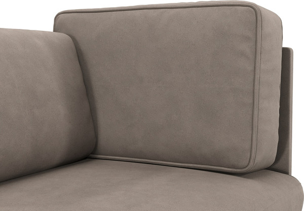 Кресло мягкое Олмеко Шелдон (букле, Лайк кофейный 230)