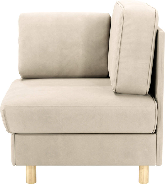 Кресло мягкое Олмеко Шелдон (букле, Лайк кремовый 100)