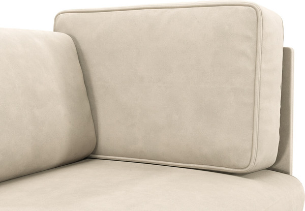 Кресло мягкое Олмеко Шелдон (букле, Лайк кремовый 100)