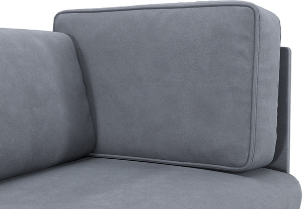 Кресло мягкое Олмеко Шелдон (букле, Лайк серый 995)