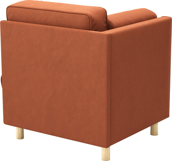 Кресло мягкое Олмеко Шелдон (букле, Лайк терракотовый 412)