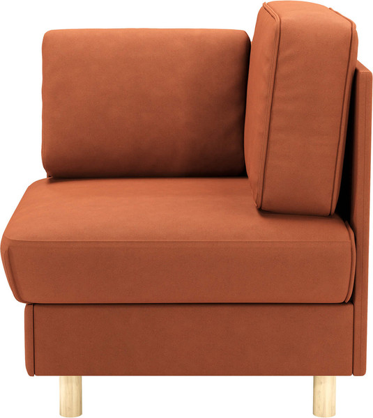 Кресло мягкое Олмеко Шелдон (букле, Лайк терракотовый 412)