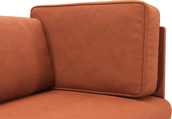 Кресло мягкое Олмеко Шелдон (букле, Лайк терракотовый 412)