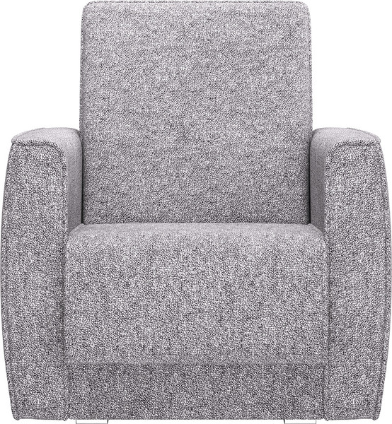 Кресло мягкое Олмеко Женева (микровелюр, Шейп сильвер)