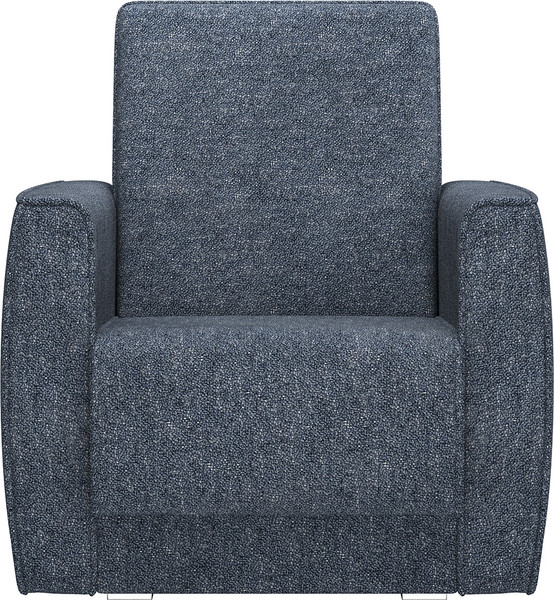 Кресло мягкое Олмеко Женева (микровелюр, Шейп сталь)