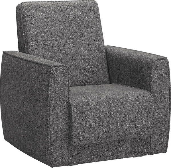 Кресло мягкое Олмеко Женева (микровелюр, Шейп стоун) - фото