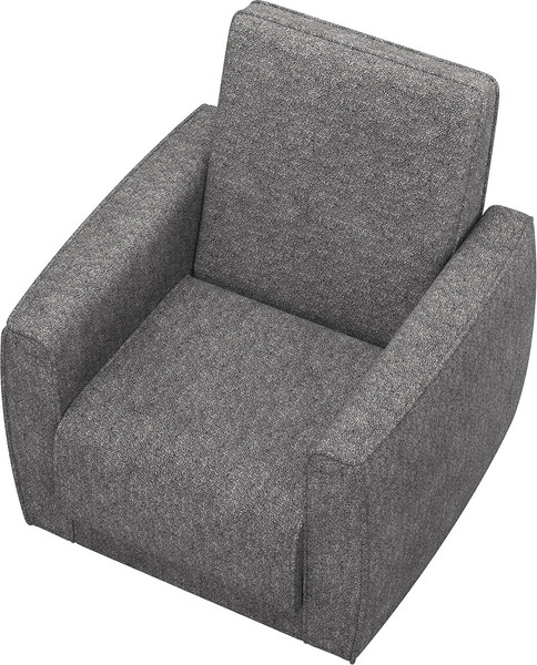 Кресло мягкое Олмеко Женева (микровелюр, Шейп стоун)