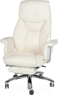 Кресло офисное Norden Parlament Leather / H-2021-70-5 leather (слоновая кость) - фото
