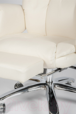 Кресло офисное Norden Parlament Leather / H-2021-70-5 leather (слоновая кость)