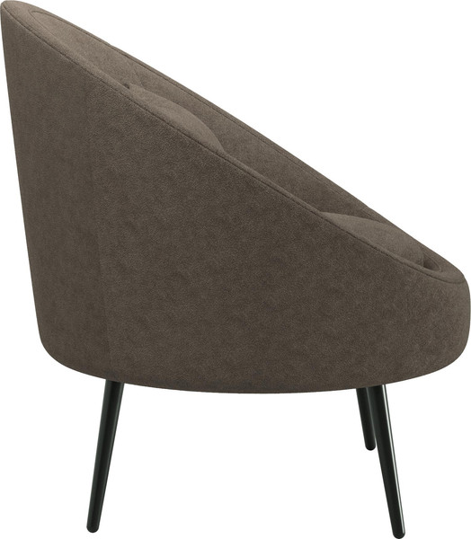 Кресло мягкое Олмеко Каро (велюр, Панда браун/шоколад)