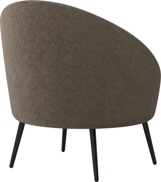 Кресло мягкое Олмеко Каро (велюр, Панда браун/шоколад)