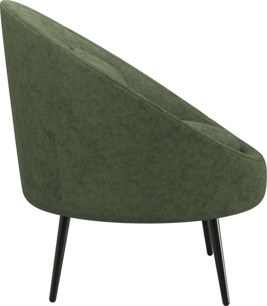 Кресло мягкое Олмеко Каро (велюр, Панда олива)