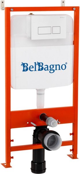 Унитаз подвесной с инсталляцией BelBagno Sfera-R BB046CHR/SC/BB026/BB042BL