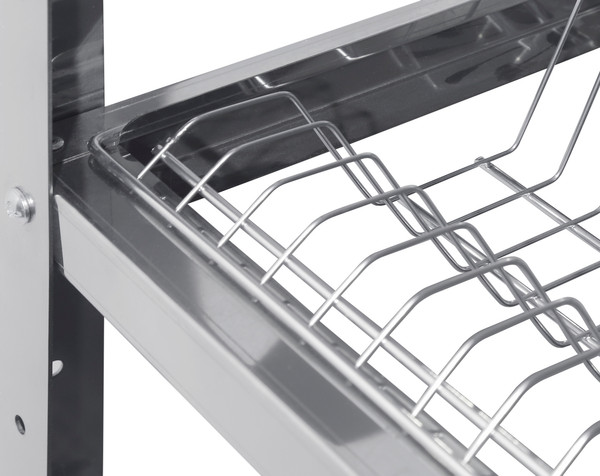 Стеллаж металлический Luxstahl Для посуды СРСП-1800x900x300 / мко968