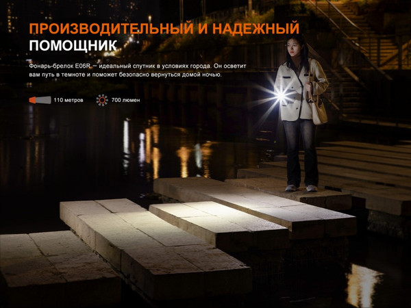 Фонарь Fenix Light E06RGY