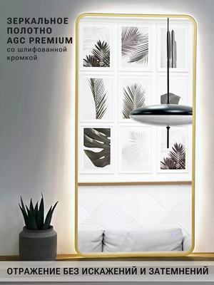 Зеркало Emze Smartphone 50x100 / LED.UV.SMART.50.100.AUR