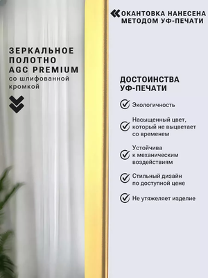 Зеркало Emze Smartphone 50x100 / LED.UV.SMART.50.100.AUR