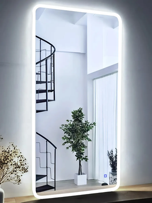 Зеркало Emze Smartphone 50x100 / LED.UV.SMART.50.100.BEL - фото