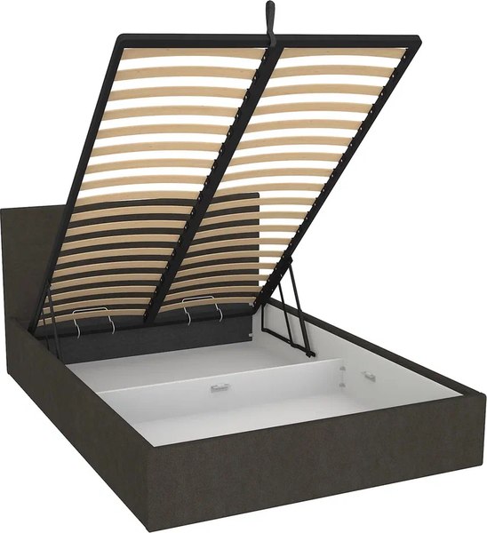 Полуторная кровать МДК Диана Chocolate с подъемным механизмом КР2-CH1400 140x200 - фото