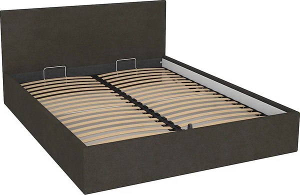 Двуспальная кровать МДК Диана Chocolate с подъемным механизмом КР2-CH1600 160x200 - фото