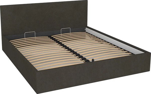 Двуспальная кровать МДК Диана Chocolate с подъемным механизмом КР2-CH1800 180x200 - фото