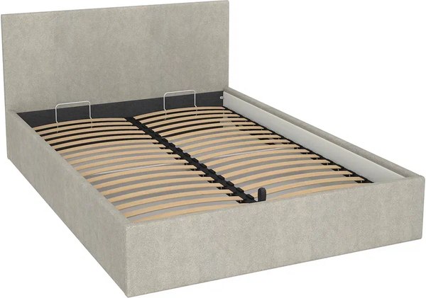 Полуторная кровать МДК Диана Ash с подъемным механизмом КР2-AS1400 140x200 - фото