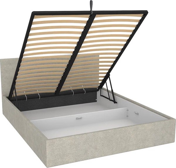 Двуспальная кровать МДК Диана Ash с подъемным механизмом КР2-AS1600 160x200