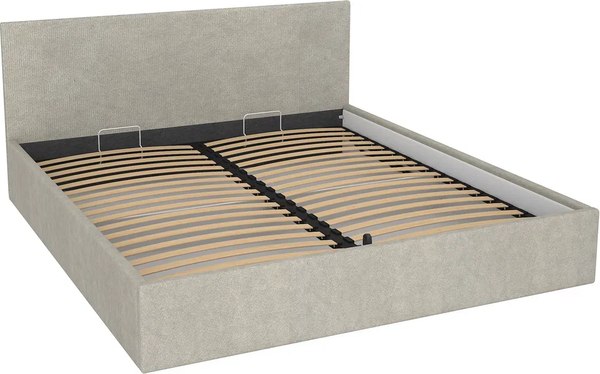 Двуспальная кровать МДК Диана Ash с подъемным механизмом КР2-AS1800 180x200 - фото