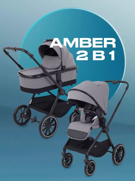 Детская универсальная коляска MOWbaby Amber 2 в 1 / MB067