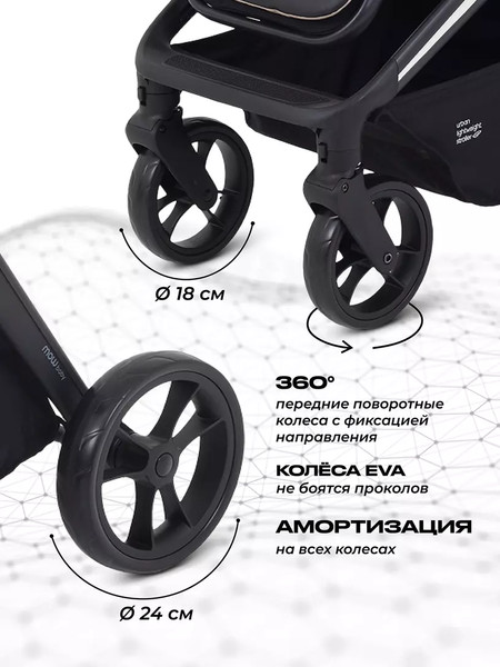 Детская прогулочная коляска MOWbaby Finch / MB105