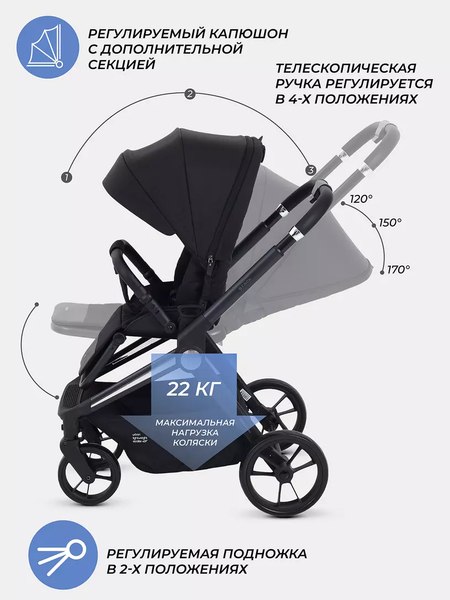 Детская прогулочная коляска MOWbaby Finch / MB105