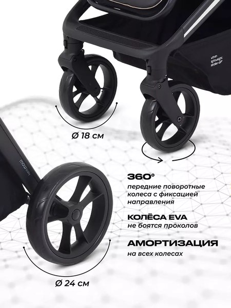 Детская прогулочная коляска MOWbaby Finch / MB105