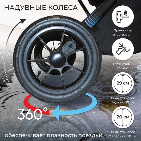 Детская универсальная коляска Sweet Baby Ricci Air 2в1