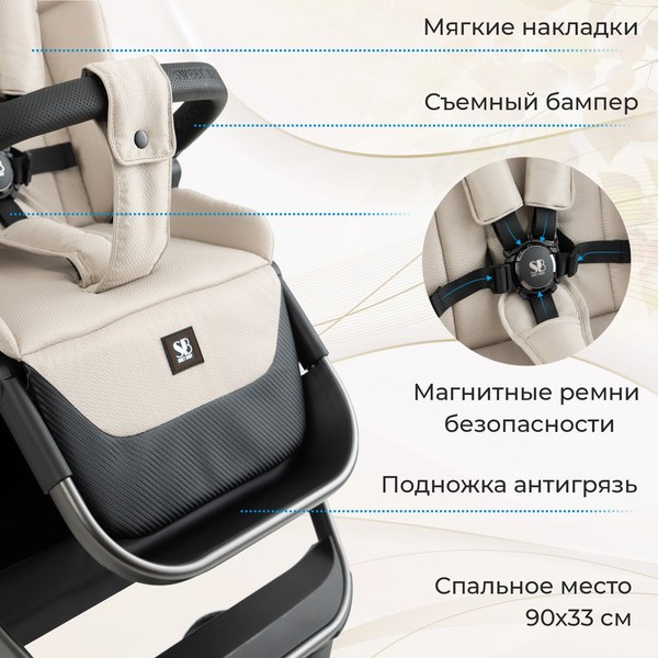 Детская универсальная коляска Sweet Baby Ricci Air 2в1