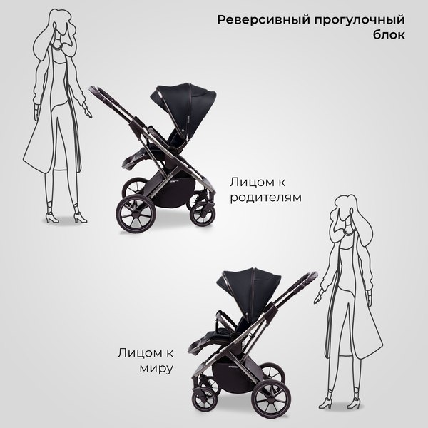 Детская универсальная коляска Sweet Baby Rocco 2в1