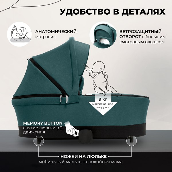 Детская универсальная коляска Sweet Baby Stella 2в1