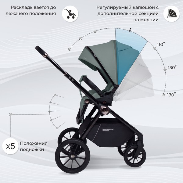 Детская универсальная коляска Sweet Baby Vento 2в1