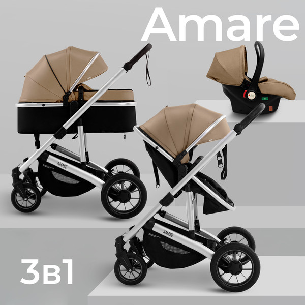 Детская универсальная коляска Sweet Baby Amare 3в1