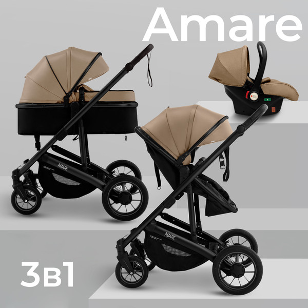 Детская универсальная коляска Sweet Baby Amare GL 3в1