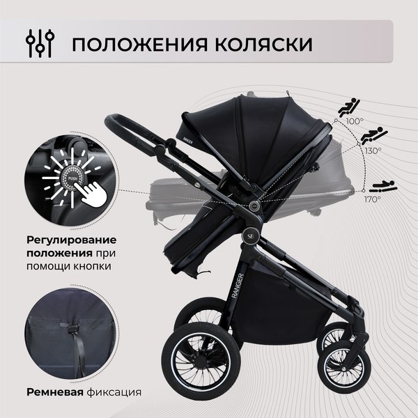 Детская универсальная коляска Sweet Baby Ranger 3в1