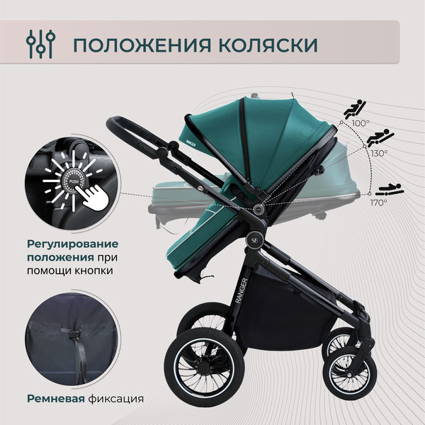 Детская универсальная коляска Sweet Baby Ranger 3в1