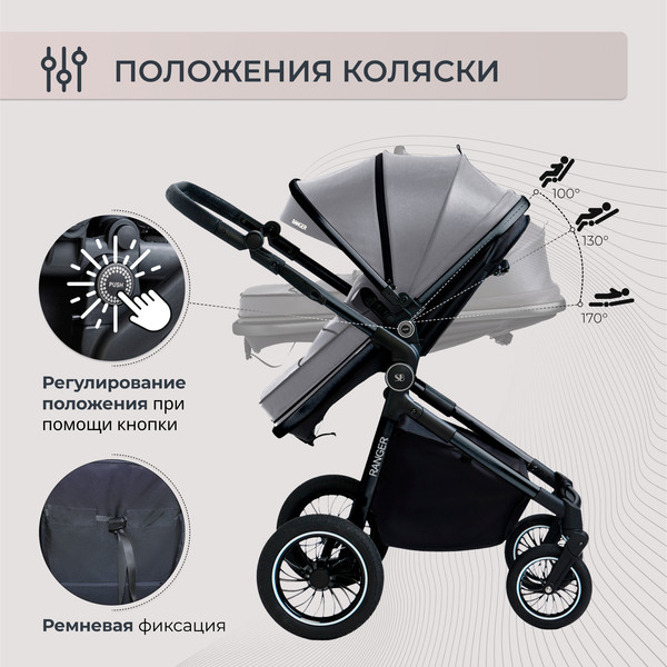 Детская универсальная коляска Sweet Baby Ranger 3в1